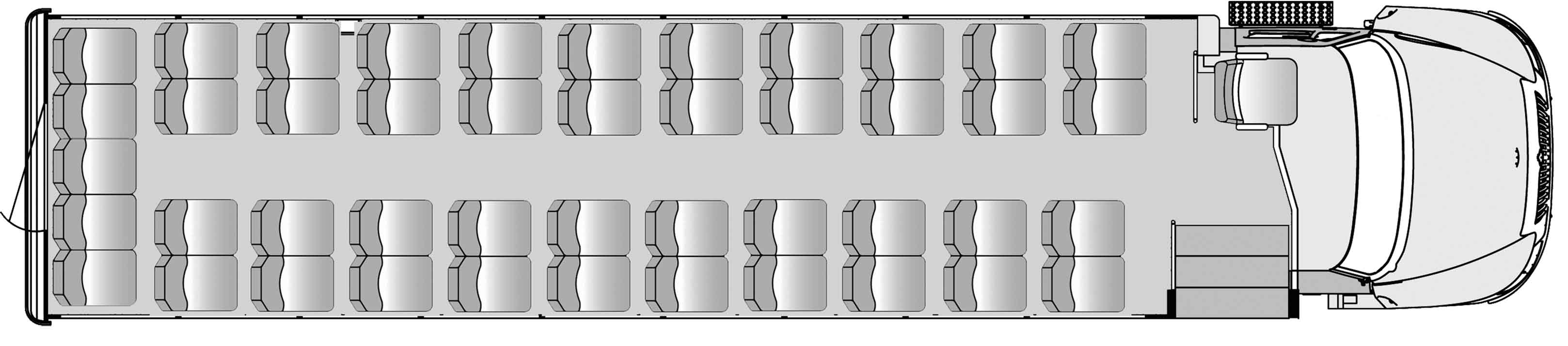 45 Passenger Plus Driver Floorplan Image